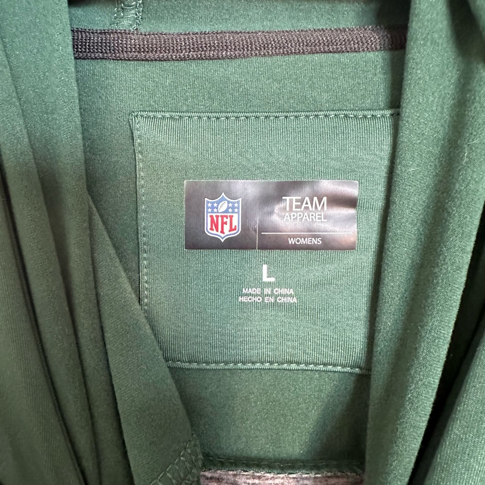 NFL Women's Deep Green Pullover Hoodie - Picture 5 of 5